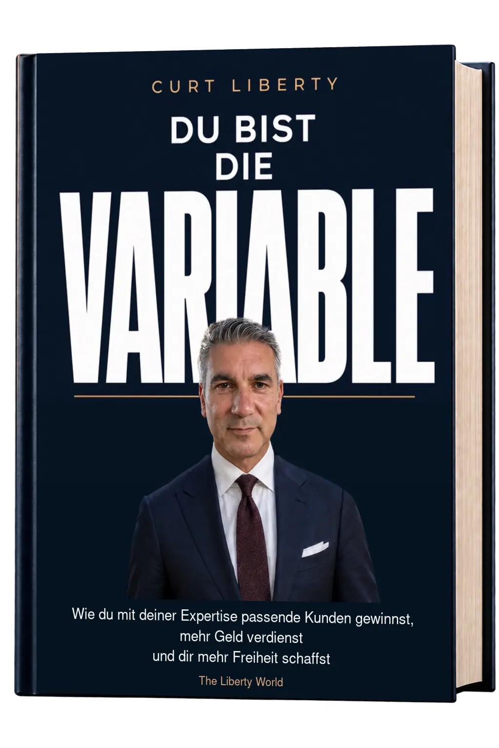 Du bist die Variable – Buchdarstellung mit Curt Libertys Porträt